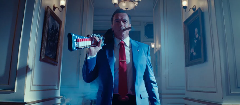 В мережу слили безумний трейлер «Кунг Ф'юрі 2» з Арнольдом Шварценеггером у ролі президента США