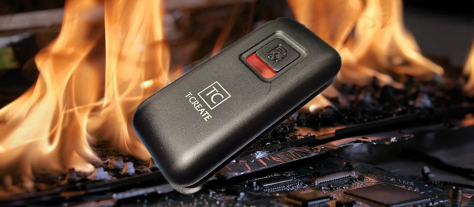 Cuando la encriptación no es suficiente: Team Group presenta un SSD con un botón de autodestrucción