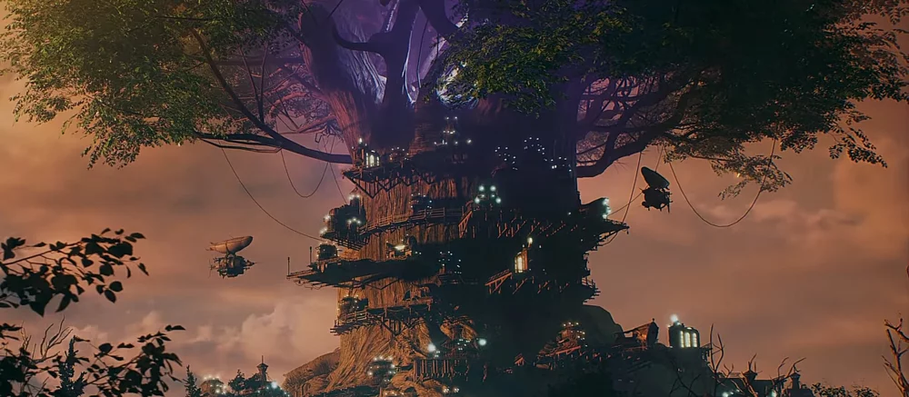 Анонсовано DarkSwitch — незвичайний містобудівний симулятор з містом на величезному дереві