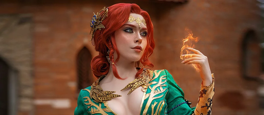 Косплейерка показала дві різні версії Трисс Меригольд з The Witcher