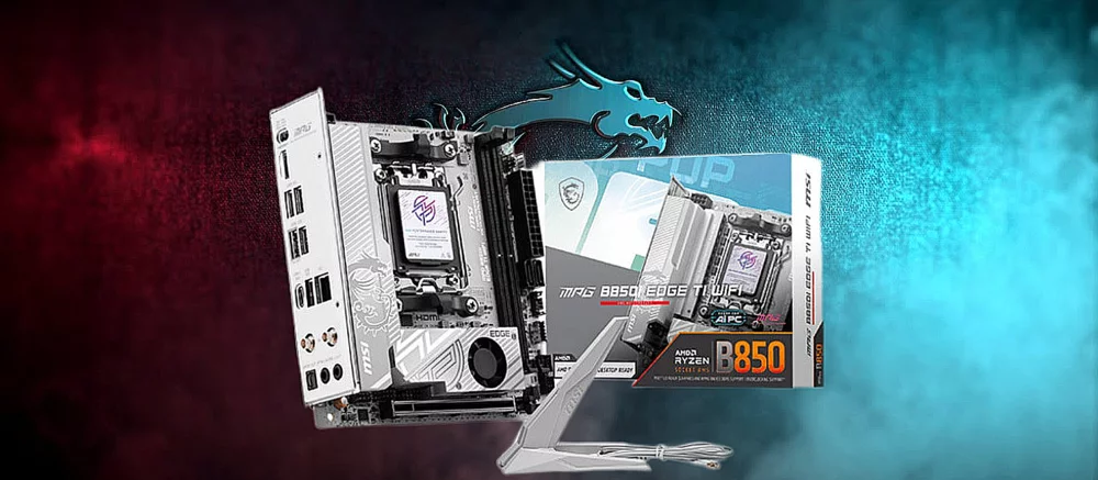 MSI представила Mini-ITX плату B850I Edge з Wi-Fi 7 та охолодженням для PCIe 5.0 SSD