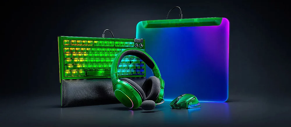 Razer випустила колекцію Phantom Green, куди увійшла периферія в напівпрозорих корпусах