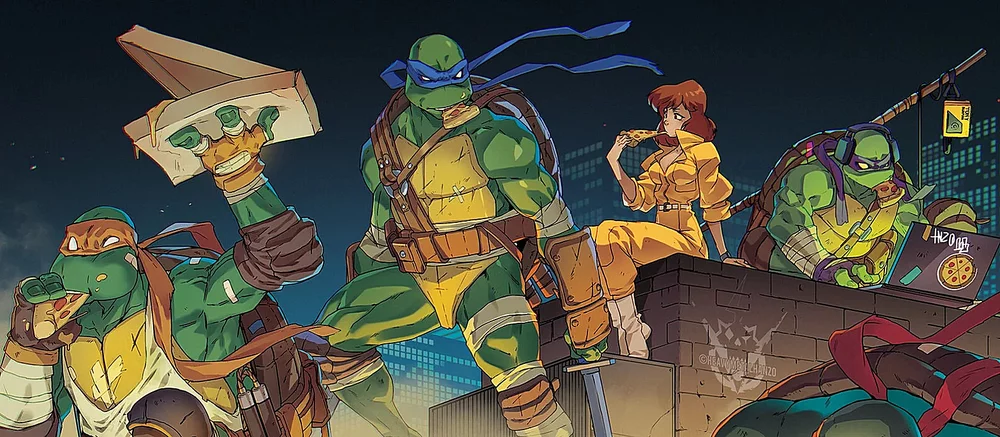 Ninja Kaplumbağaları Dragon Ball Karakterleri Olarak Yeniden Tasarlandı