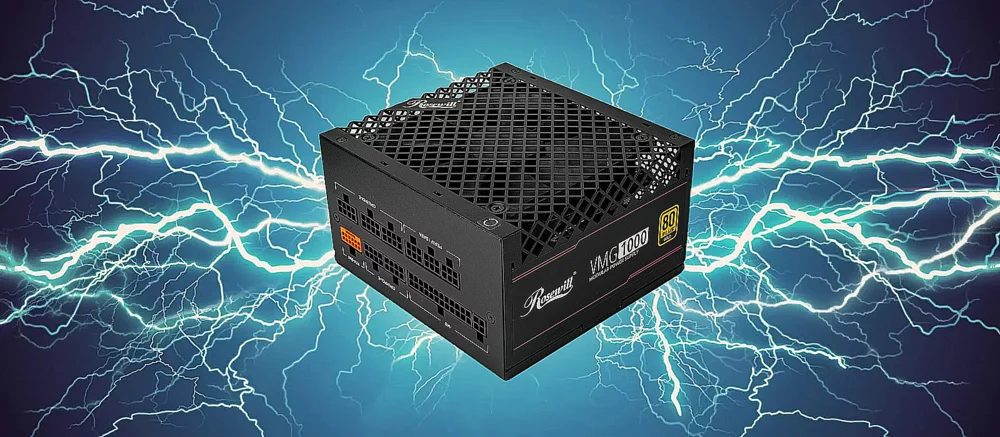 Rosewill推出支持ATX 3.1的高达1000W的经济型模块化电源供应器