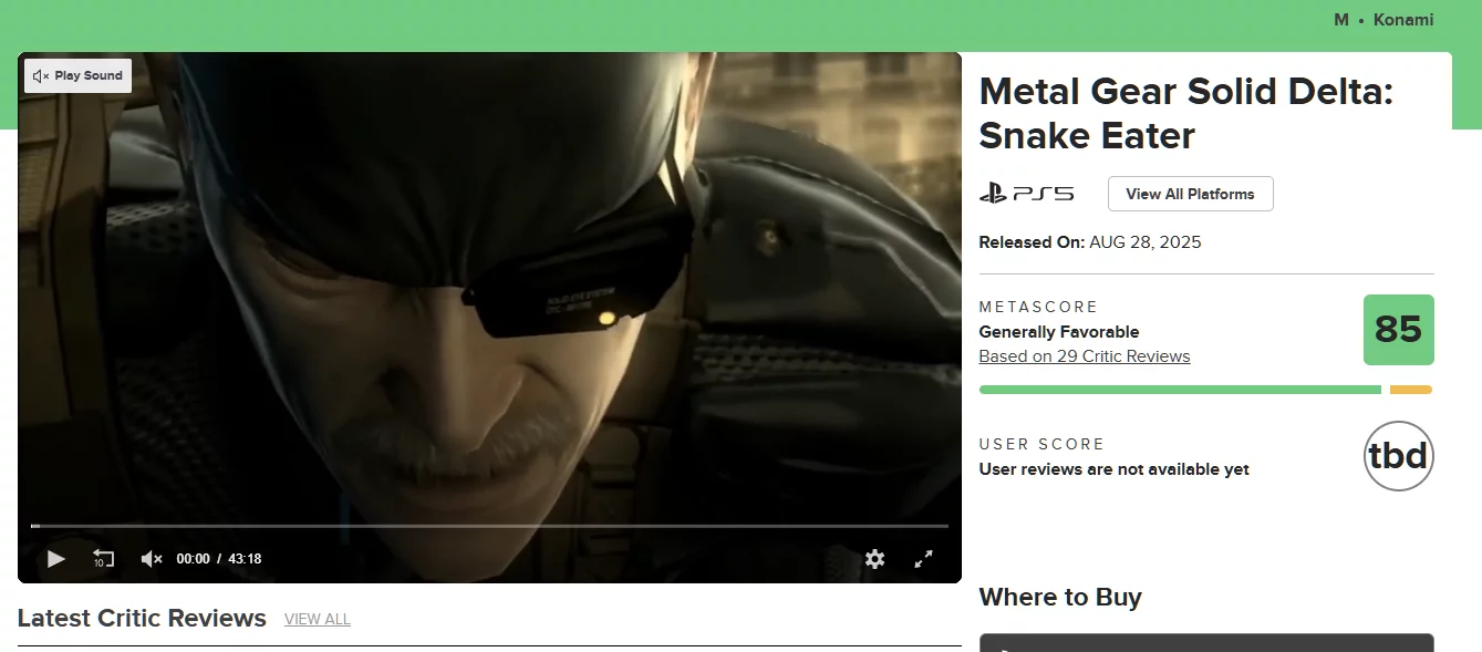 Metal Gear Solid Delta