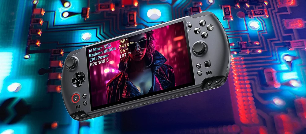 GPD 发布 WIN 5 手持设备：Ryzen AI Max+ 395，128GB RAM，可拆卸 80Wh 电池