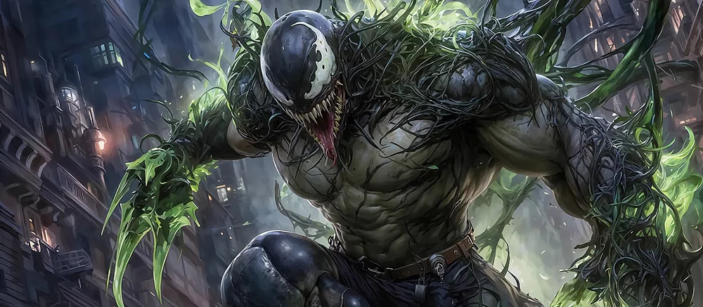 Artista Reimagina o Hulk, Potencializado pelo Venom