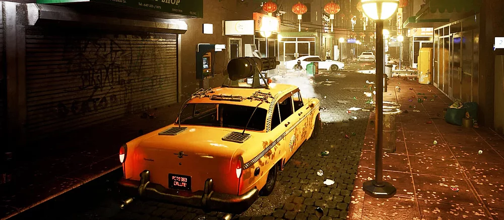 网络出租车:疯狂之夜 — 新的开放世界赛博朋克动作游戏在Steam早期访问中发布