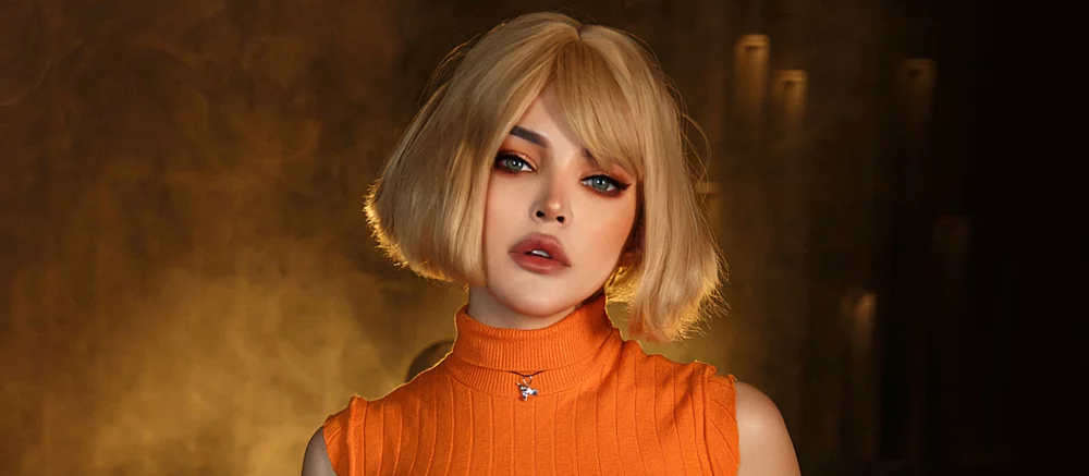 Kalinka Fox, Resident Evil 4'ten yarı çıplak Ashley Graham olarak cosplay yapıyor