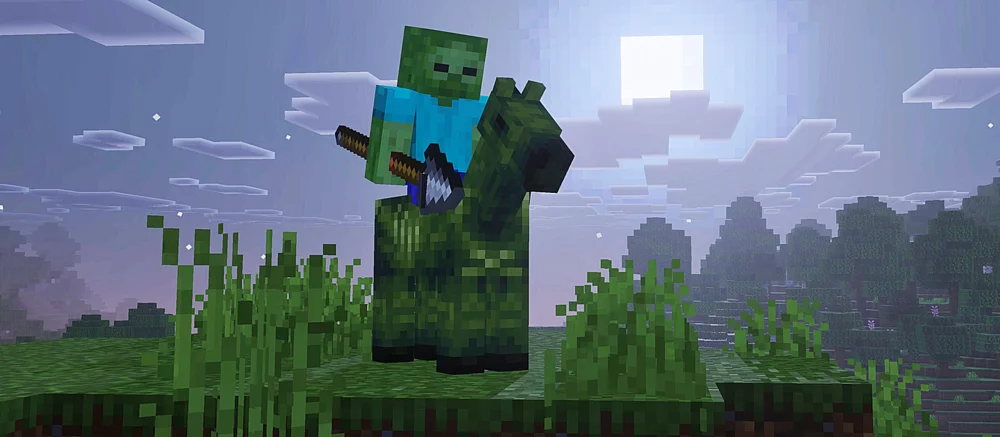 Розробники Minecraft показали нову зброю та трьох нових мобів з оновлення Mounts of Mayhem