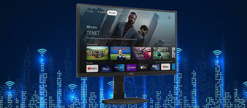 AOC Lança Monitor com Conectividade Sem Fio Integrada
