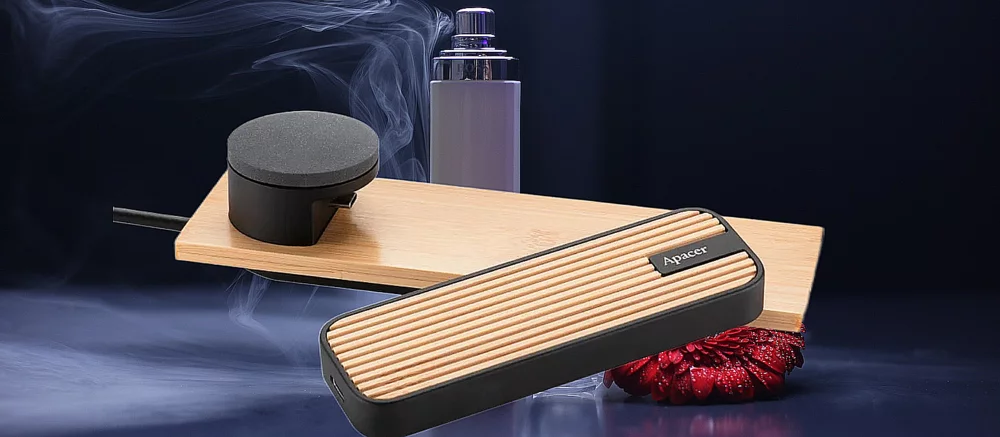 Apacer Revela um SSD de Bambu com um Toque de Aromaterapia