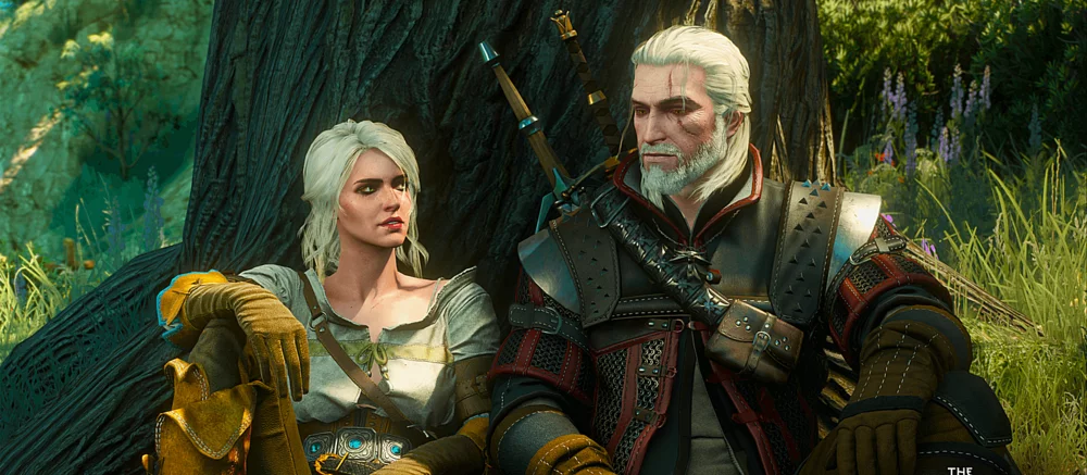 Автори The Witcher 3 поділилися осіннім фан-артом з Цірі та Геральтом