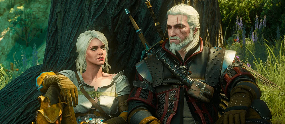 CD Projekt RED 分享了秋季粉丝艺术作品,展示了 Ciri 和 Geralt
