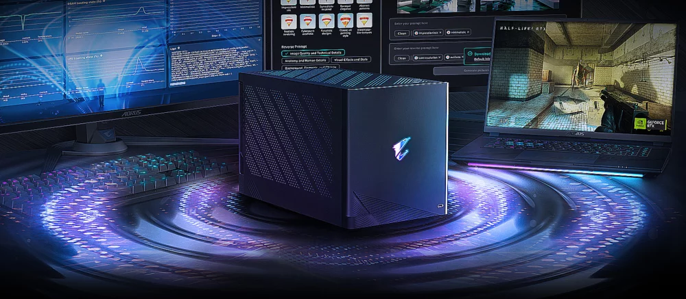 Gigabyte представила бокс з RTX 5090 для ноутбуків