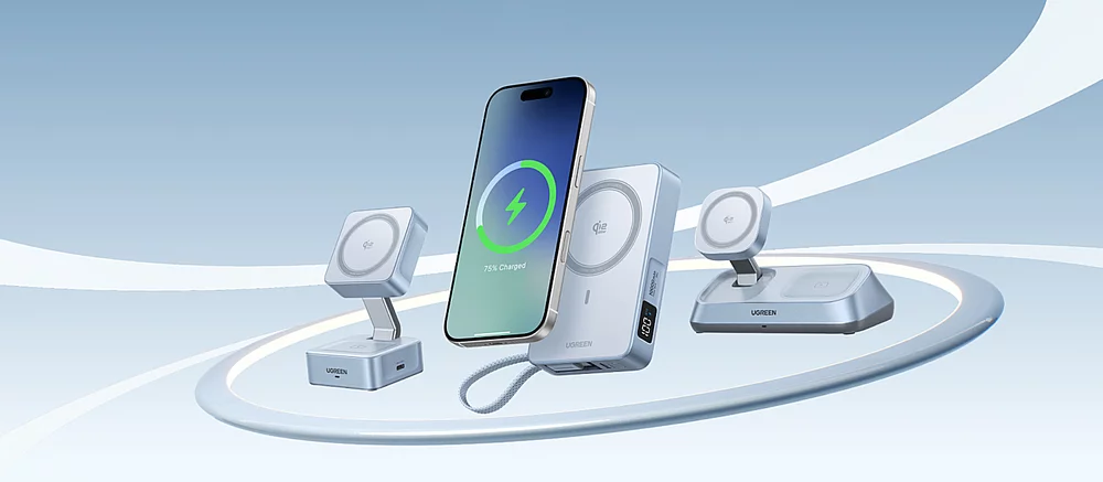 Магнітна сила — максимальна зарядка. UGREEN запускає серію MagFlow Qi2 25W