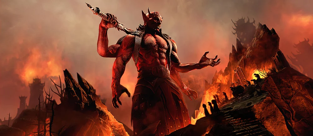 Tim Remake Oblivion Mengungkapkan Mehrunes Dagon yang Diperbarui