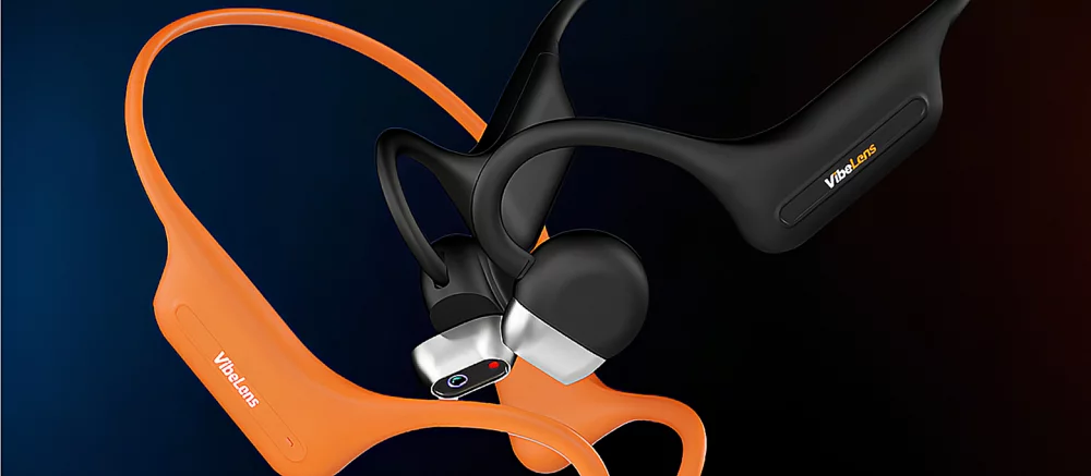 Представлені навушники з вбудованою 2К екшн-камерою, яка може знімати під водою