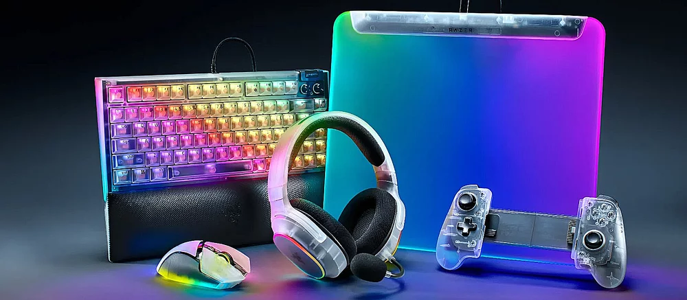 Razer Revela Série de Dispositivos de Jogo com Carcaça Branca Fosca