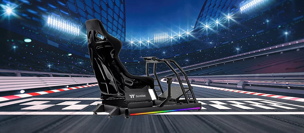 Thermaltake Entra na Arena de Simulação de Corrida com a Nova Cadeira de Cockpit GR300