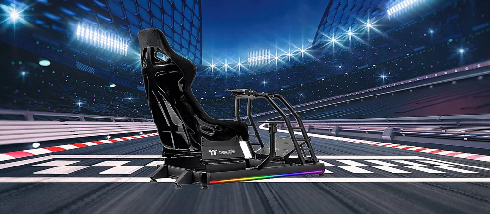Thermaltake представила нове крісло для гоночних симуляторів
