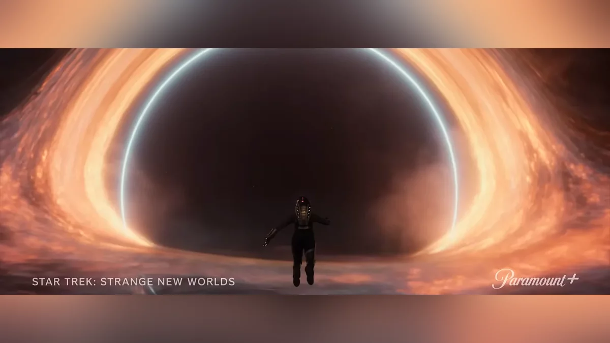 Frame from the teaser of the fourth season of Star Trek: Strange New Worlds