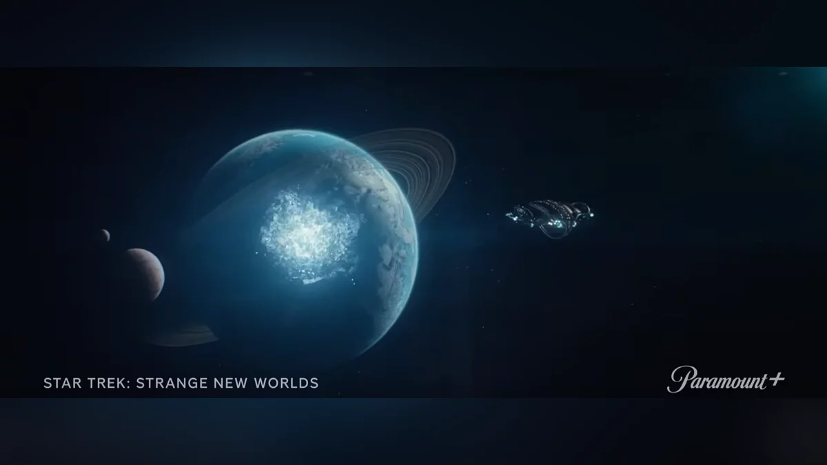 Frame from the teaser of the fourth season of Star Trek: Strange New Worlds