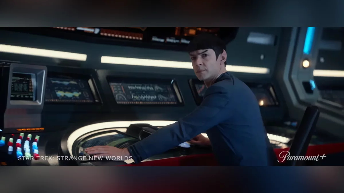 Frame from the teaser of the fourth season of Star Trek: Strange New Worlds