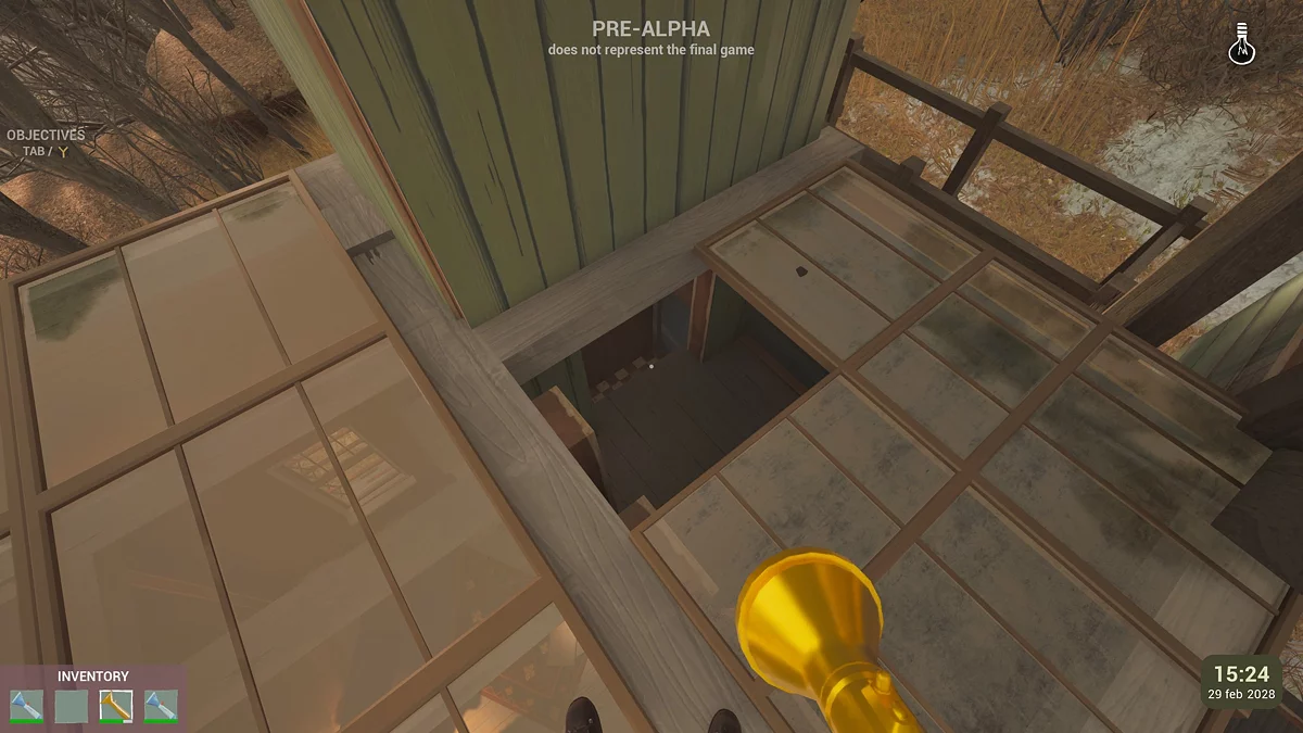 The glass you need to break to get Report No. 13
