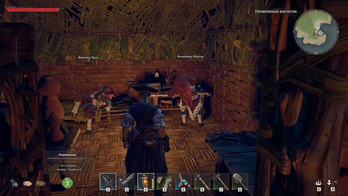 Workers create the illusion of activity by interacting with the camp environment