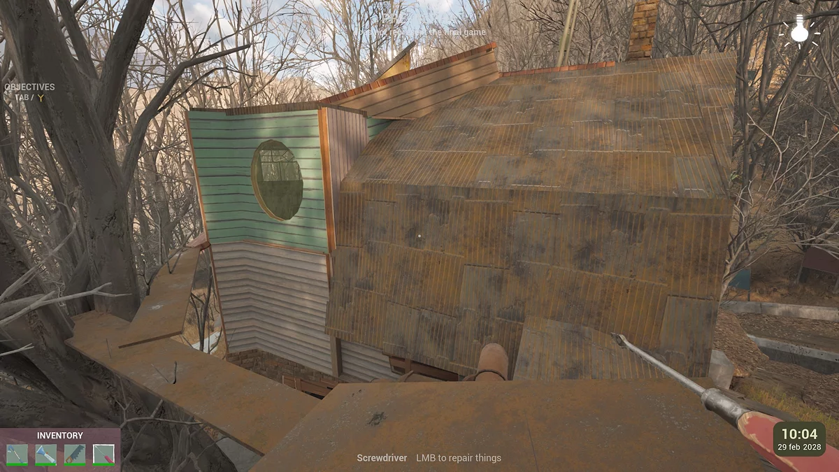 The roof you need to jump onto