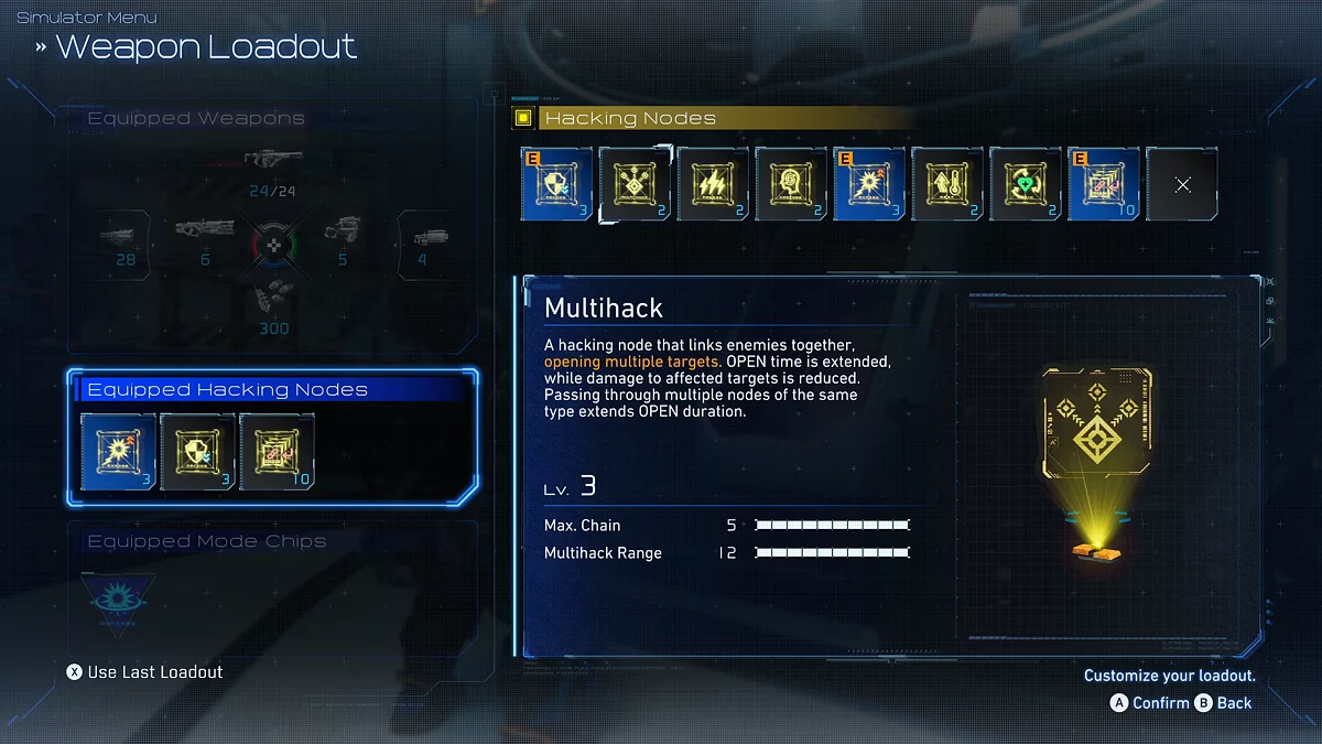 Yellow nodes give a big boost in combat