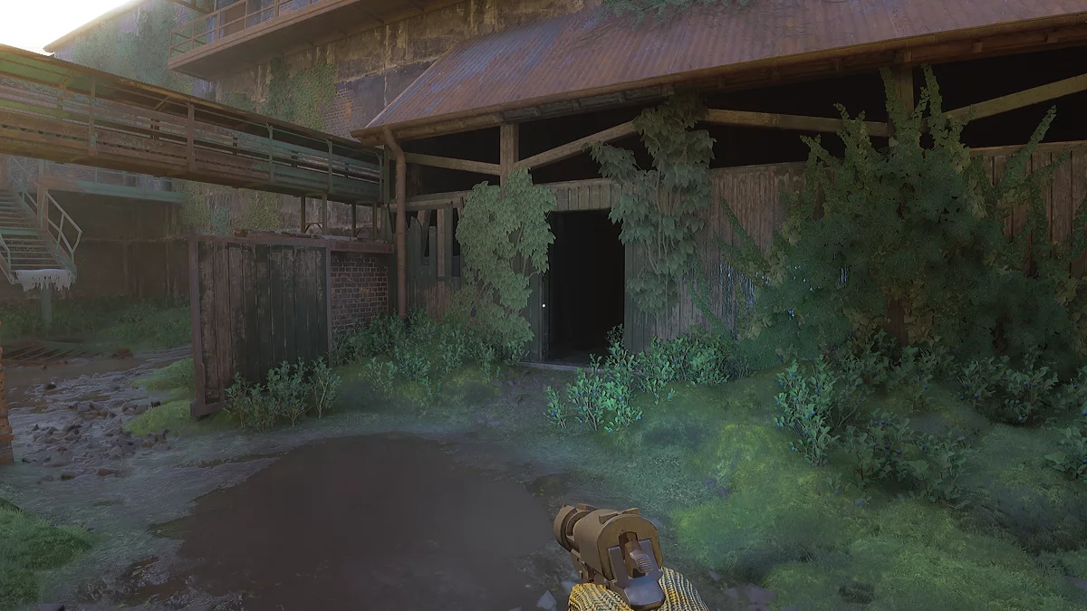 Barn with supplies