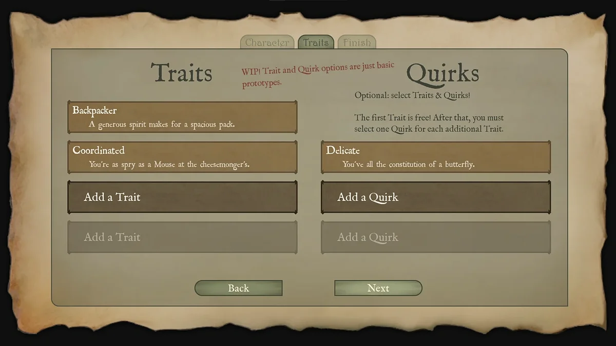 You can select up to four positive traits in total. But for each one after the first, you'll need to pay with a balancing negative trait