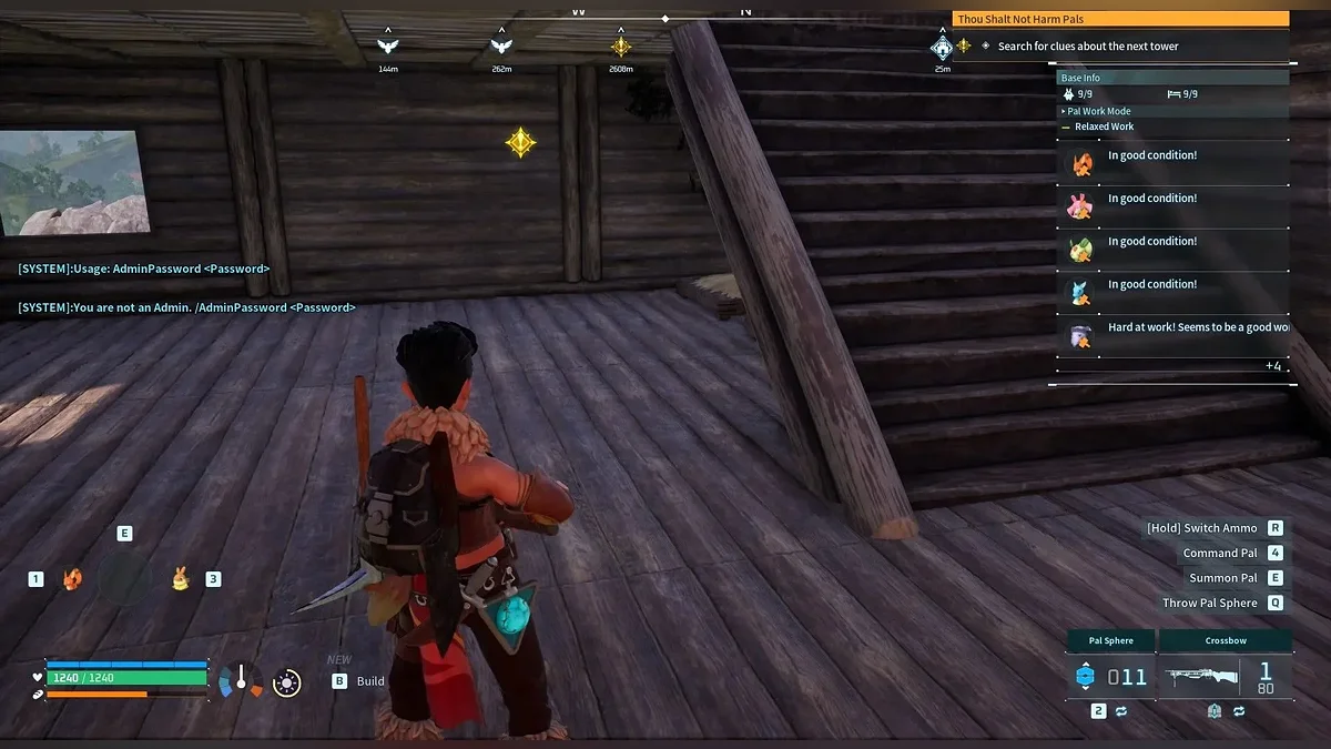 Console commands are meant for your server