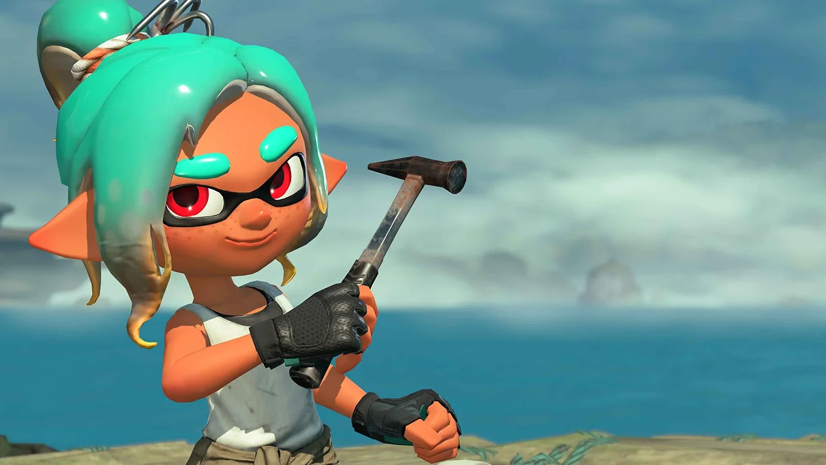 The main heroine of Splatoon Raiders