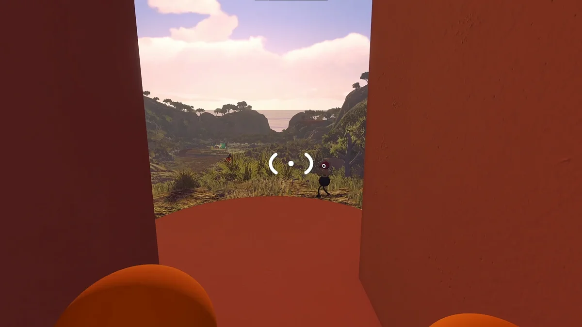 Despite the simple graphics, your first trip into the open world successfully lands a "wow" moment