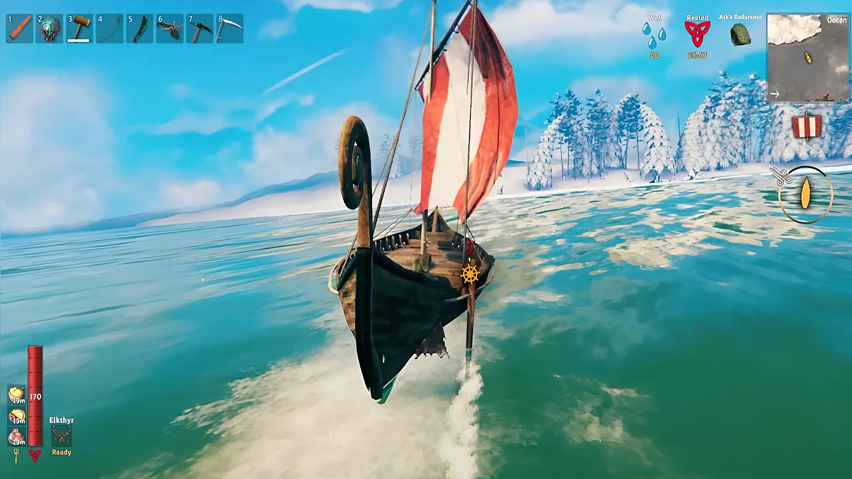 Ship in Valheim
