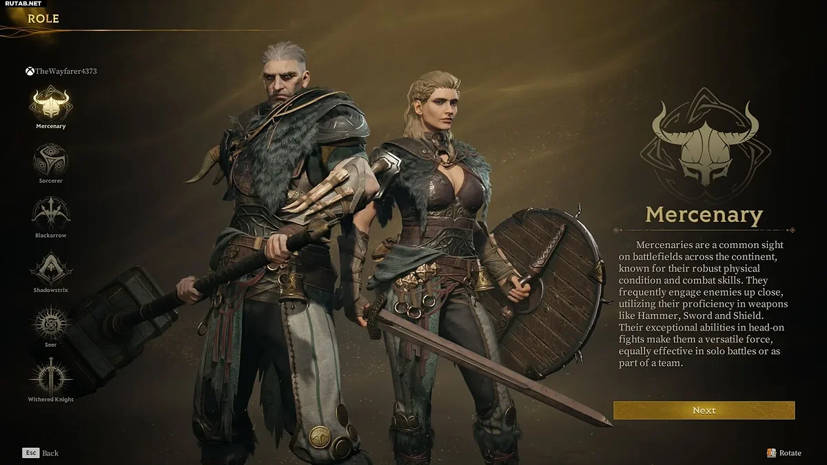 Mercenary is one of the easiest classes for soulslike newcomers