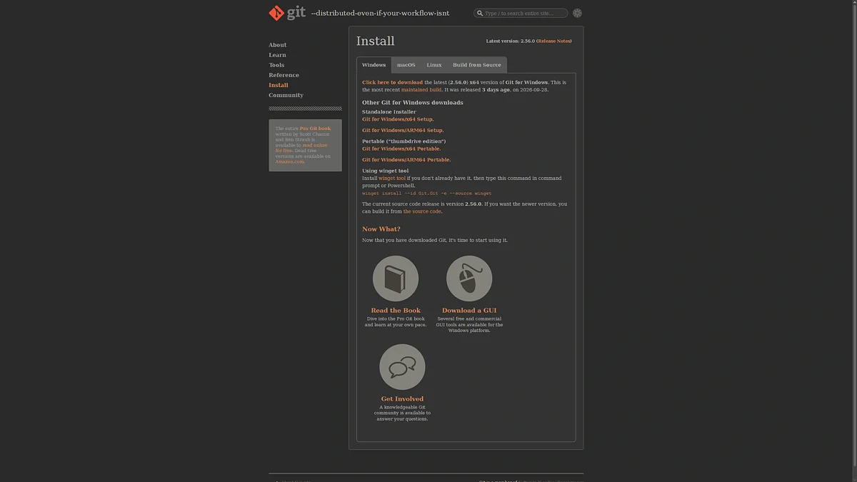 Git website