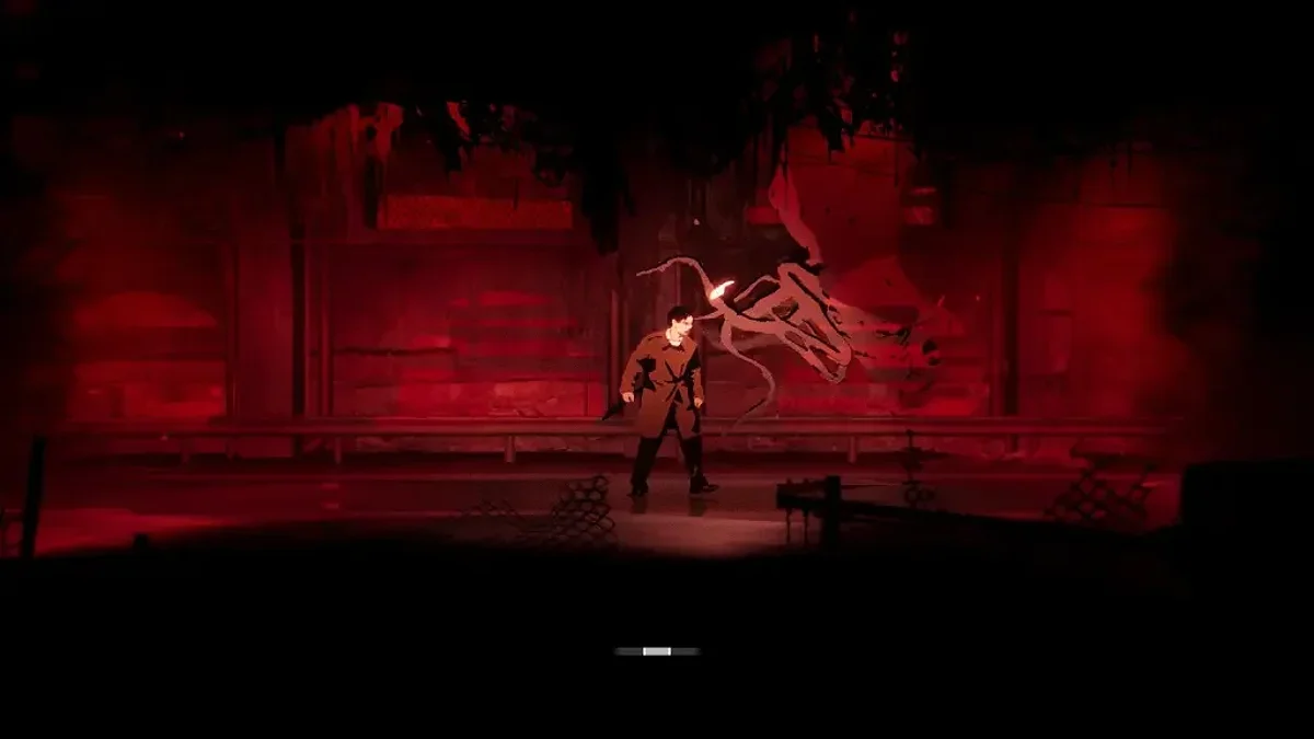 The boss mainly attacks from above