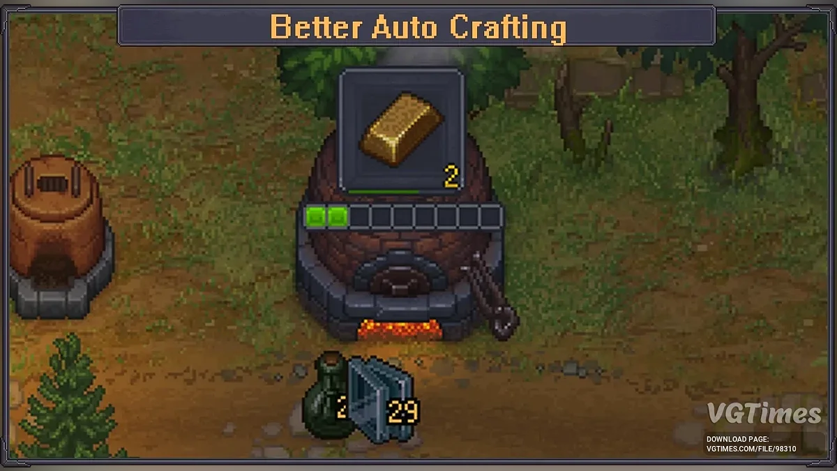 An automatic smelter in Graveyard Keeper 2
