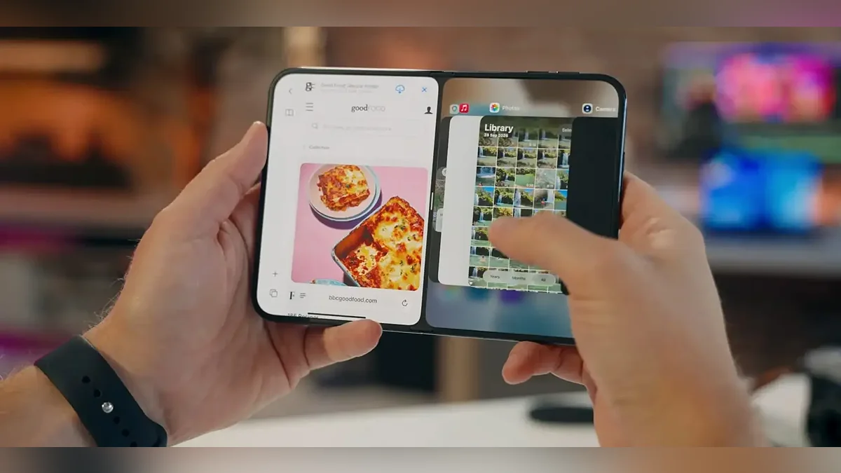 iOS 27 adds the ability to place two apps side by side in Split View on the Duo, and to open two windows of the same app