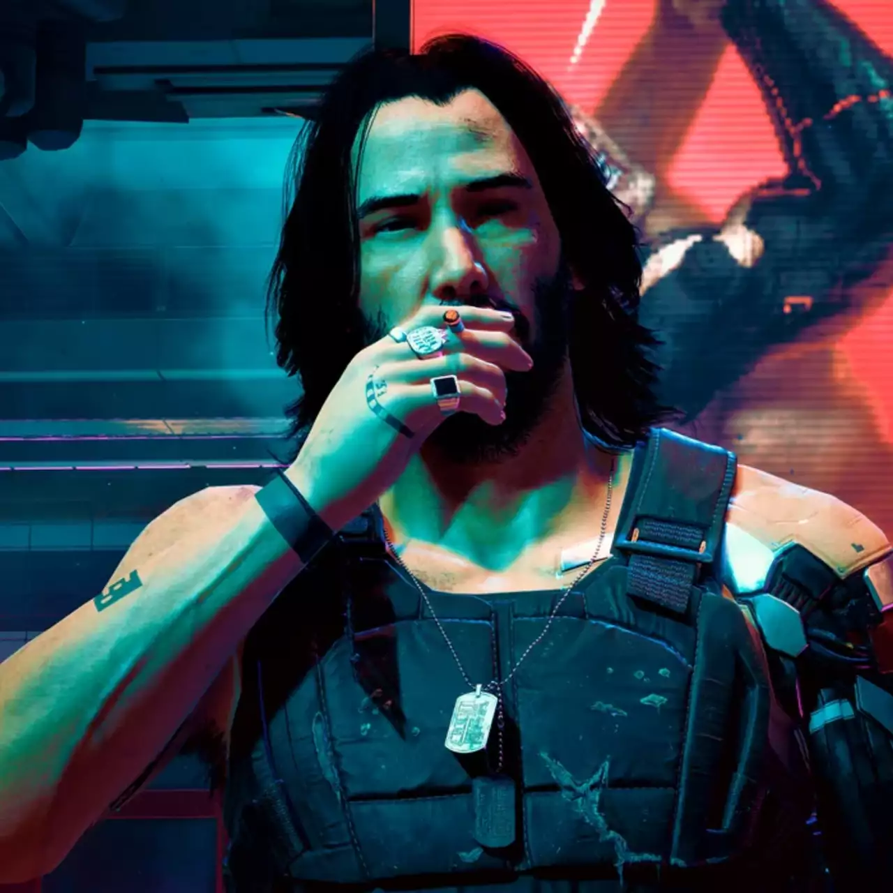 Патч 2.0 для Cyberpunk 2077 заметно улучшил внешность Джонни Сильверхенда — теперь он еще больше похож на Киану Ривза