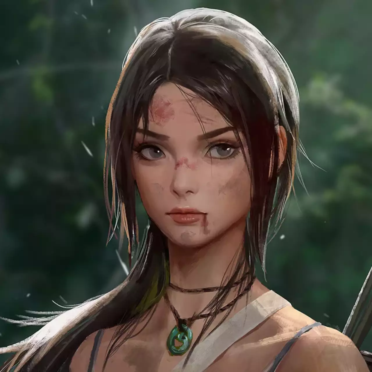 Лару Крофт представили в виде горячей фигурки, которая лежит почти без одежды