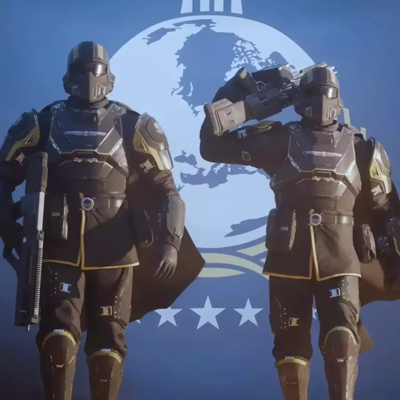 The creators of Helldivers 2 might add a cape featuring a chart of negative reviews on Steam The creators of Helldivers 2 might add a cape featuring a chart of negative reviews on Steam