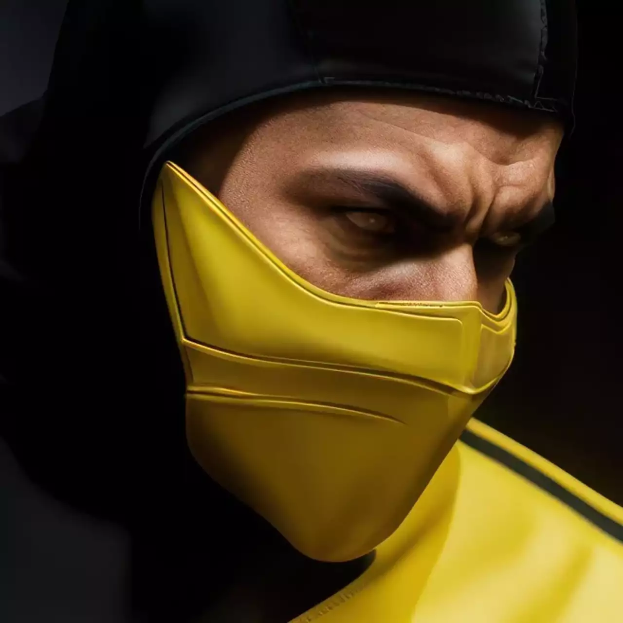 A new screenshot of the Mortal Kombat Trilogy remake featuring Johnny Cage and Scorpion has published