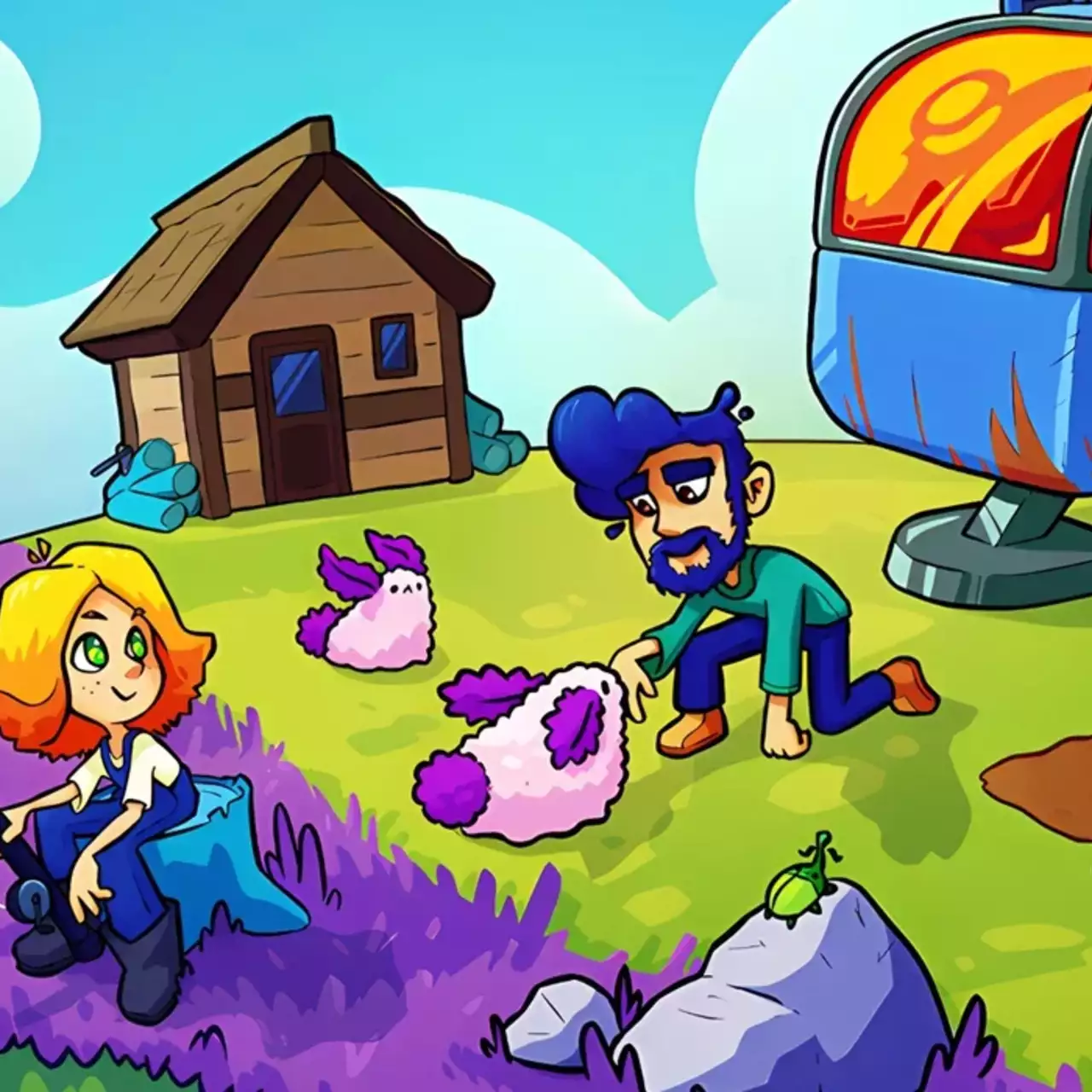 The sandbox game Farlands has been released in early access on Steam and has received very positive reviews