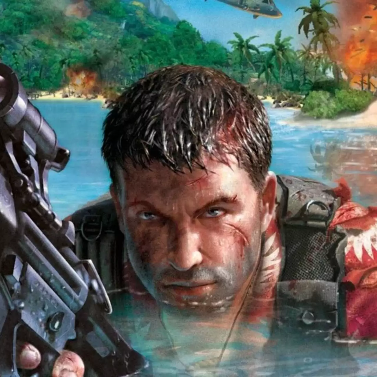 Far Cry Advanced developers added multiplayer and Battle Royale mode to the game