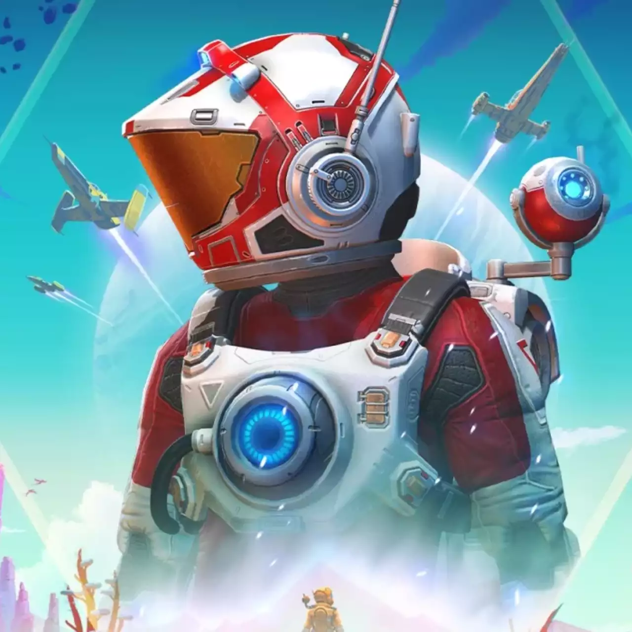 A craftsman built a cyberpunk city with bars and a nightclub in No Man's Sky